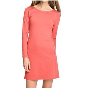 Theory Kalion Pryor bodycon long sleeve scoop neck dress